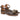 Sandalia piel marrón tacón bloque bajo mujer OH! MY SANDALS 5891 © Calzados Modesto®