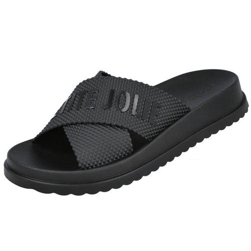 Bubble Bobble PJ6812II Chancla Negra para Mujer