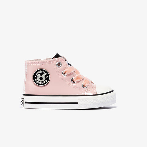 Conguitos Lrossh141058 Zapatillas de Lona Rosas para Niña