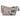 Bolso beige Anekke para mujer con estampado abstracto de cuadros y detalles dorados - © Calzados Modesto®