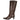 Bota alta marrón de mujer Pink Desert vista desde su perfil exterior - © Calzados Modesto®