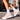 Zapatillas deportivas ADIDAS grises y rosas de malla transpirable con tres bandas laterales - © Calzados Modesto®