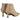 Detalle talón botín taupe Pink Desert MY10090 mujer tacón bajo estilo conejo - © Calzados Modesto®