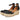 Zapato cuña esparto negro mujer Popa 061-CANTALAR. Las dos sandalias juntas, mostrando la horma y detalles - © Calzados Modesto®