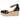 Sandalia cuña negra mujer Popa 061-CANTALAR vista lateral. Destaca la suela de esparto y el diseño abierto - © Calzados Modesto®