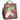 Mochila Anekke multicolor con estampado abstracto y detalle de amuleto, estilo artístico - © Calzados Modesto®