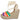 Sandalia cuña L&R SHOES 3106l lila vista lateral detalle esparto y tiras multicolor - © Calzados Modesto®