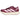 Adidas KJ4159 zapatilla deportiva burdeos mujer, vista lateral con tres franjas rosas - © Calzados Modesto®