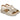 Sandalia plataforma platino con troquelado floral mujer Bubble Bobble BL2608-4 © Calzados Modesto®