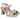 Par de sandalias Pitillos MD10540 doradas, vista frontal y lateral resaltando diseño moderno - © Calzados Modesto®
