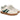 Zapatilla deportiva infantil beige con rayas verdes suela caramelo Bubble Bobble C1507 © Calzados Modesto®