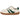 Zapatilla deportiva infantil beige con rayas verdes y velcro suela caramelo Bubble Bobble © Calzados Modesto®