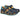 Par de sandalias Pablosky 042025 niño azul marino con detalles amarillos y cierre textil adherente - © Calzados Modesto®