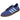 Zapatilla deportiva ADIDAS azul marino de ante con tres bandas en azul claro y suela marrón - © Calzados Modesto®