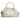 Bolso de mano dorado brillante PINK DESERT con asa de resina y cadena fina - © Calzados Modesto®