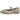 Zapato plano tipo merceditas beige Bubble Bobble con tira de cierre textil adherente en vista lateral - © Calzados Modesto®