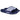Par de chanclas Adidas Adilette Shower azul para hombre, detalle de diseño y cierre textil adherente - © Calzados Modesto®