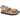 Detalle de las tiras y hebilla dorada de la sandalia Pink Desert TC-2A047 en color beige - © Calzados Modesto®