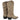 Par de botas beige de mujer Pink Desert H195, vista trasera con cremallera lateral y detalles - © Calzados Modesto®