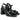 Sandalia tacón bloque charol negro mujer Oh My Sandals 5908 © Calzados Modesto®