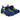 Par de sandalias Joma LR.S. Seven JR azul para niño, vista frontal y detalle de cordones y diseño deportivo - © Calzados Modesto®