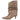 Botín beige Pink Desert MY-050 mujer, diseño slouchy en ante sintético y tacón fino, vista frontal completa - © Calzados Modesto®