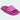 Chanclas Adidas pala morado JS2525 mujer, vista tres cuartos frontal - © Calzados Modesto®