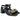 Sandalias charol negro tacón bloque mujer MD5613 © Calzados Modesto®