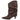 Bota Pink Desert MY-050 marrón mujer, vista lateral detallada del diseño arrugado y punta fina - © Calzados Modesto®