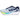 Vista lateral de la zapatilla deportiva New Balance M6801F0 celeste para hombre - © Calzados Modesto®