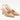 Zapato salón destalonado rosa nude tacón bajo mujer BUONAROTTI JB-5140 © Calzados Modesto®