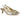 Par de zapatos dorados Pink Desert de tacón sensato para mujer desde perspectiva frontal - © Calzados Modesto®