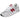 Zapatilla deportiva New Balance U3732LL gris hombre, vista frontal con logo 'N' rojo y detalles de malla - © Calzados Modesto®