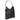 Bolso negro de piel con asa de aro dorado de PINK DESERT - © Calzados Modesto®