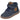 Botín infantil azul marino con velcro y cordones Bubble Bobble MDC1182 © Calzados Modesto®