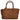 Bolso Pink Desert MJY6191 marrón, vista frontal amplia y desplegada, con asas cómodas para mujer - © Calzados Modesto®