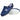 Pantuflas textil felpa marino bordado flor MD402 © Calzados Modesto®