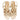 Vista superior sandalias Gioseppo doradas mujer, plantilla logo GIOSEPPO - © Calzados Modesto®