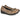 Par de zapatos planos Pink Desert taupe con puntera brillante y cuña - © Calzados Modesto®