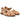 Sandalias planas beige Prestigio P119 mujer, detalle tejido frontal - © Calzados Modesto®