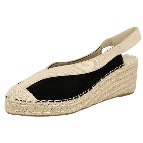 Pink Desert MY596 Alpargatas Negro para Mujer