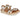Sandalias plataforma esparto piel champagne metalizada 6010 OH! MY SANDALS © Calzados Modesto®