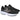 Zapatillas deportivas L&R SHOES negras de malla con detalles rosas y suela blanca - © Calzados Modesto®