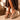 Sandalias doradas Pink Desert con plataforma y cuña de esparto para mujer - © Calzados Modesto®