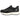 Zapatilla deportiva REFRESH negra mujer vista lateral con texturas imitación piel de cocodrilo - © Calzados Modesto®