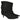 Detalle de la silueta del botín negro Pink Desert P138, caña estilo slouchy y tacón fino para mujer - © Calzados Modesto®