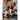 Zapatillas GIOSEPPO KIDIKA camel y negras con cordones cruzados estilo bailarina - © Calzados Modesto®