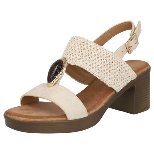 Pink Desert R-82 Beige Sandalias para Mujer