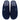 Pantuflas GARZON azules de tejido con detalle de letra G bordada y rayas interiores - © Calzados Modesto®