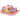 Par de sandalias rosas BUBBLE BOBBLE para niña, detalle frontal con correas de colores vibrantes y c - © Calzados Modesto®
